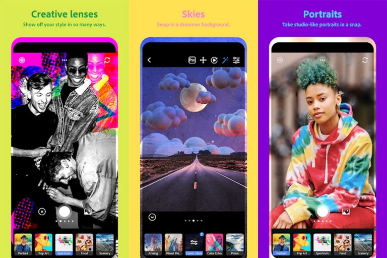 Adobe Photoshop Camera với nhiều tính năng chụp ảnh nổi trội