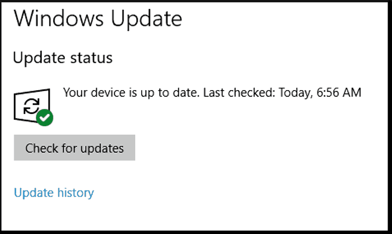 Hãy thử cập nhật phiên bản mới nhất của Windows
