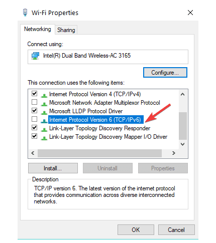 Laptop bắt được wifi nhưng không có mạng