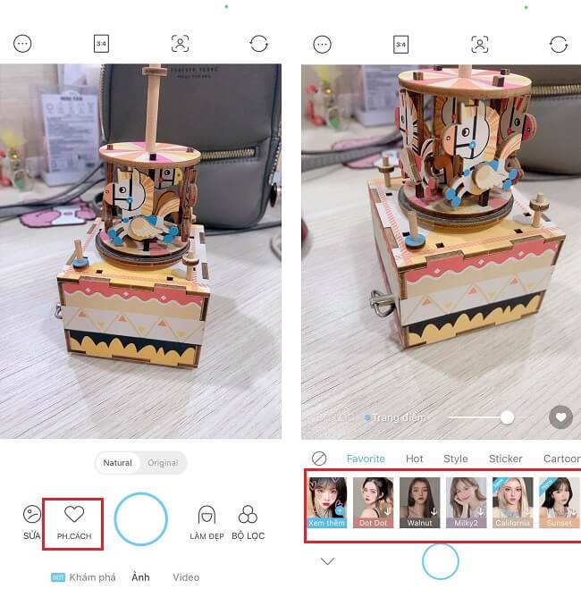 Hiệu ứng đa dạng kèm theo sticker đặc sắc được tích hợp trên ứng dụng Soda