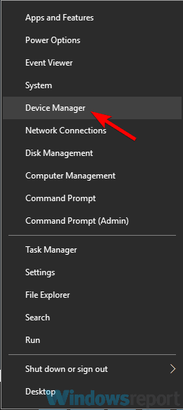 Mở Command Prompt > Device Manager