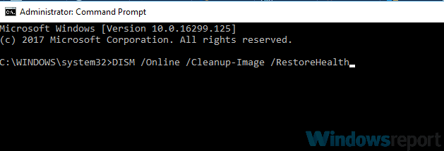 Bắt đầu Command Prompt > Nhập lệnh DISM /Online /Cleanup-Image /RestoreHealth