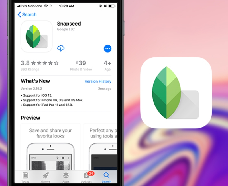 Snapseed là một trong những ứng dụng chỉnh sửa ảnh hàng đầu