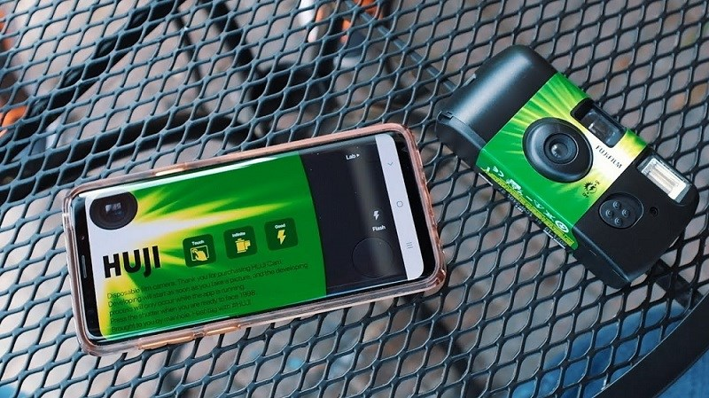 App chỉnh màu phim đẹp Huji Cam