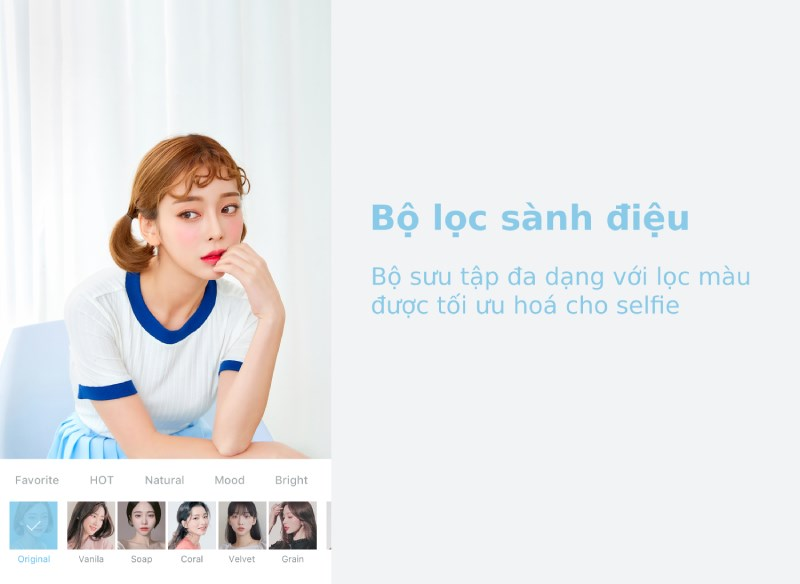 Soda với nhiều bộ lọc đa dạng