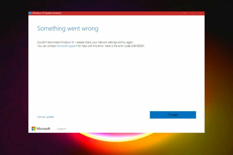 Cách khắc phục nhanh khi gặp lỗi cập nhật Windows 0X80190001