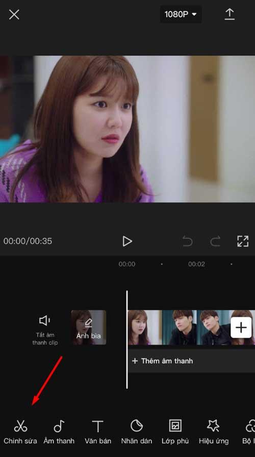 Công cụng chỉnh sửa đa dạng trên CapCut