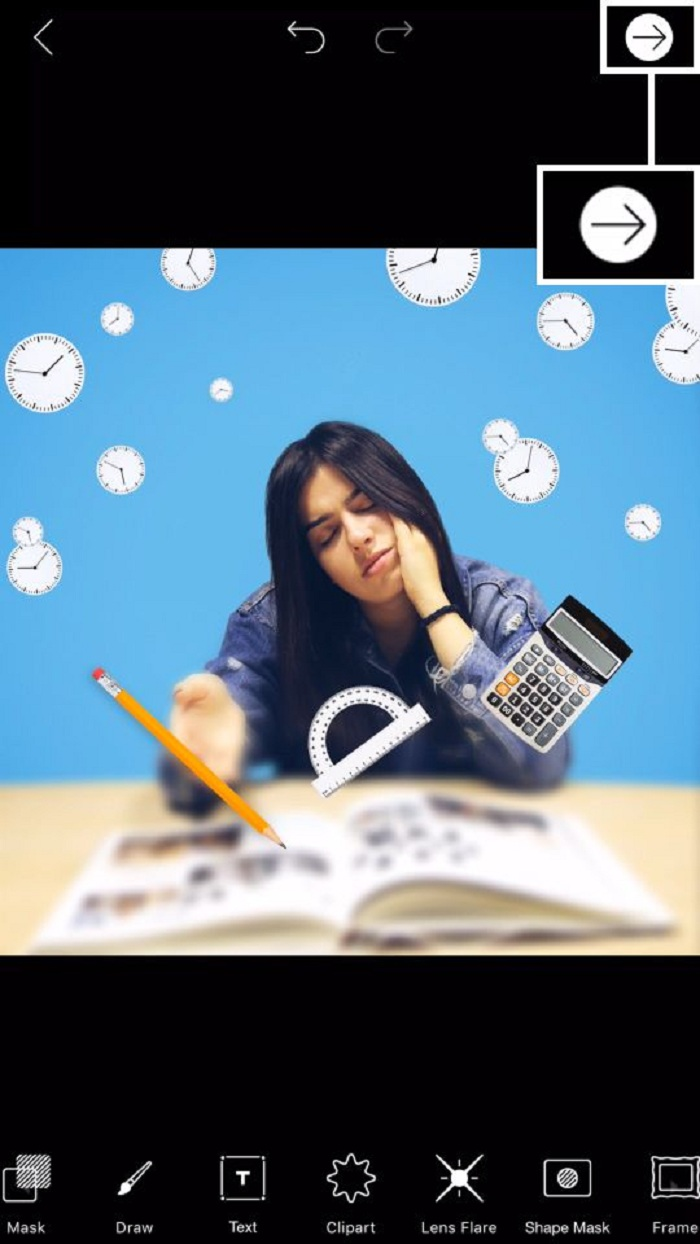 Từ một bức ảnh nhàm chán nay đã trở nên sinh động hơn rất nhiều