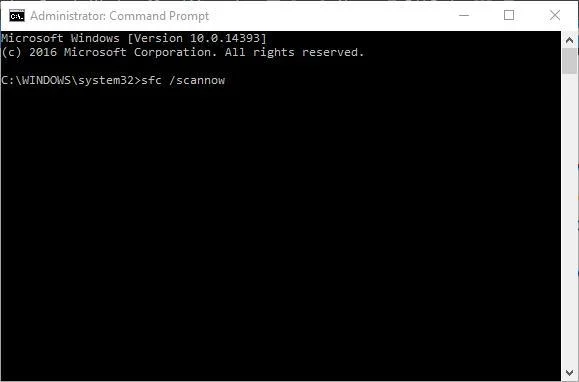 Cửa sổ Command Prompt được mở ra