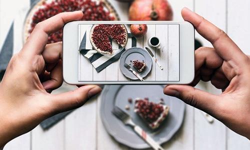 Căn khoảng cách gần chủ thể khi chụp bằng Instagram