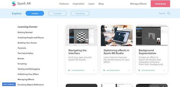 Tải xuống Spark AR Studio để tạo bộ lọc