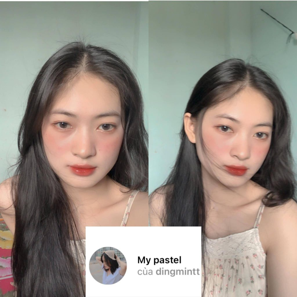 Filter My pastel tạo ra hiệu ứng làn da căng bóng