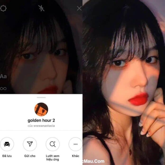 Filter Golden hour 2 đang tạo nên “cơn sốt”