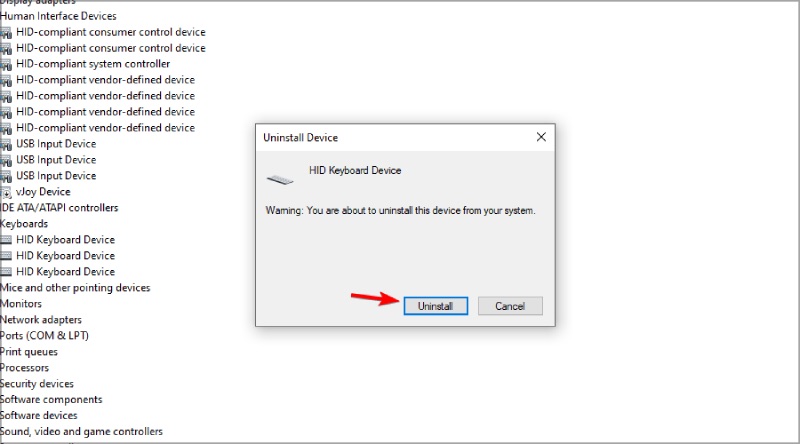 Chọn nút Uninstall để xác nhận