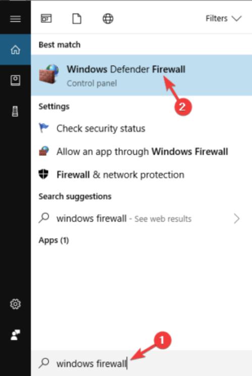 Hệ thống tường lửa trên Windows