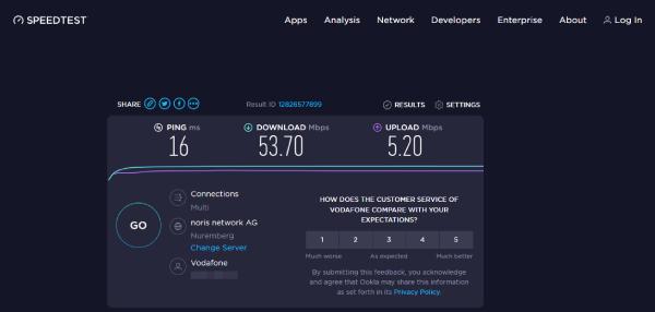 Kiểm tra chất lượng Internet