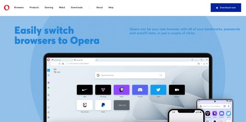 Trình duyệt web Opera