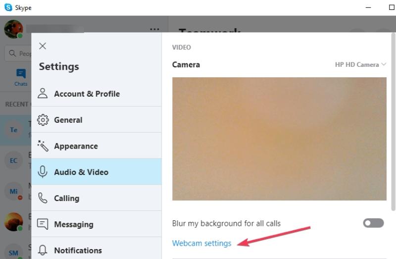 Kiểm tra cấu hình webcam
