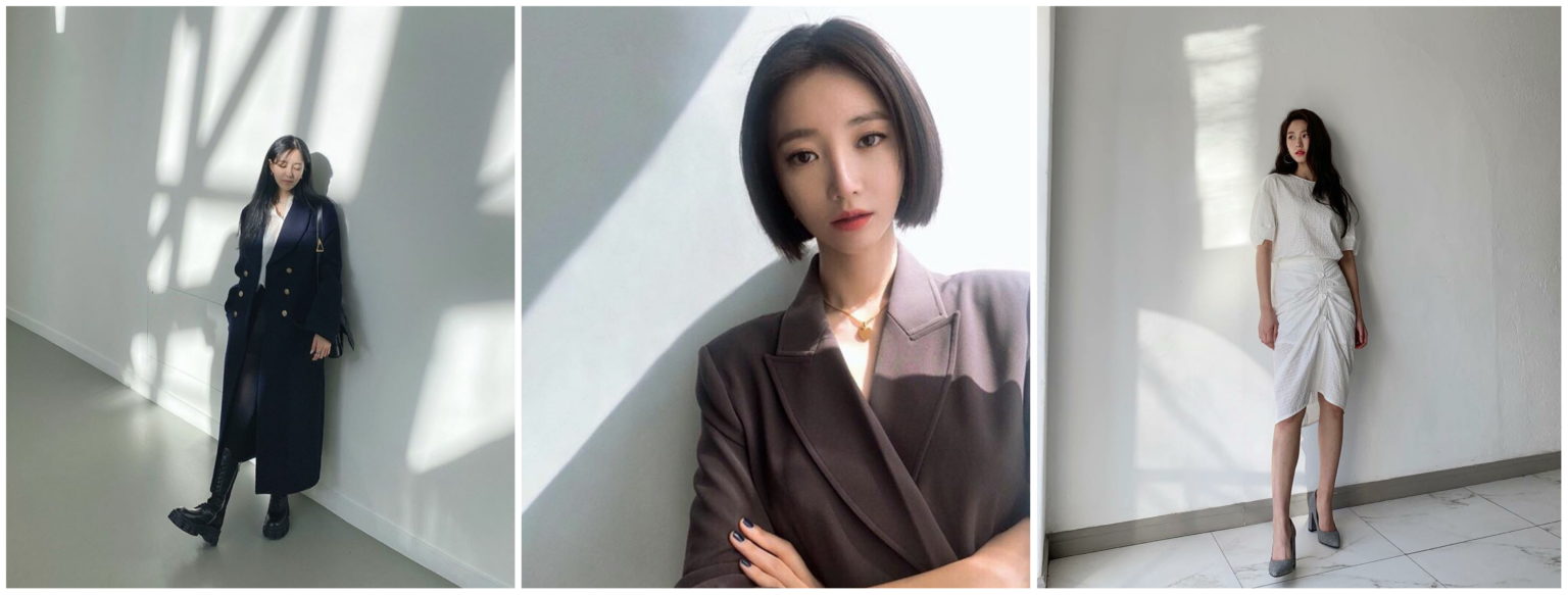 Sử dụng phông nền trắng để chụp hình @hyominnn, @gojunhee và @sh_9513