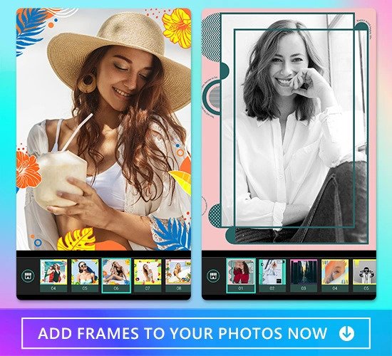 PhotoDirector với da dạng cách thêm khung cho ảnh
