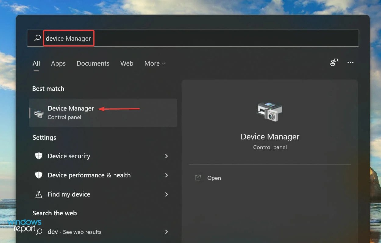 Nhấn Windows + S để khởi chạy menu tìm kiếm
