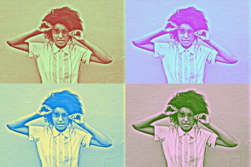 Hiệu ứng PopArt bắt mắt
