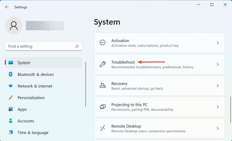 Trình Khắc phục các sự cố Windows