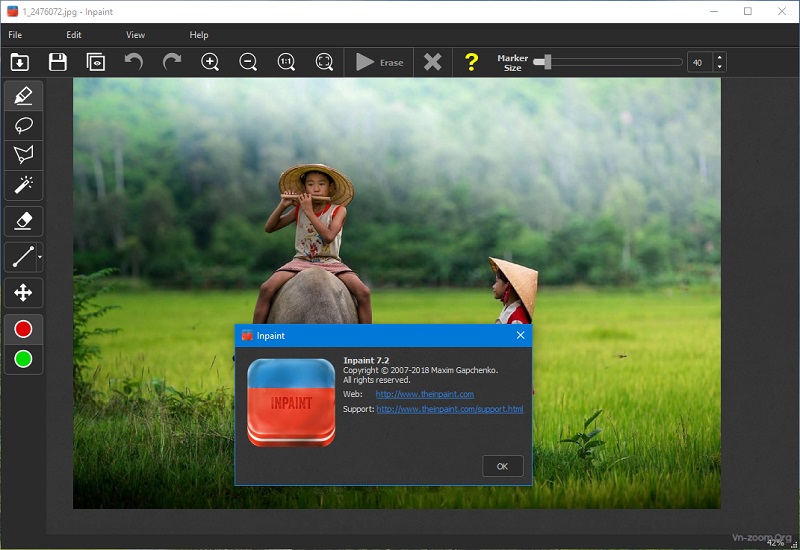 Cách xóa watermark dễ dàng với Inpaint