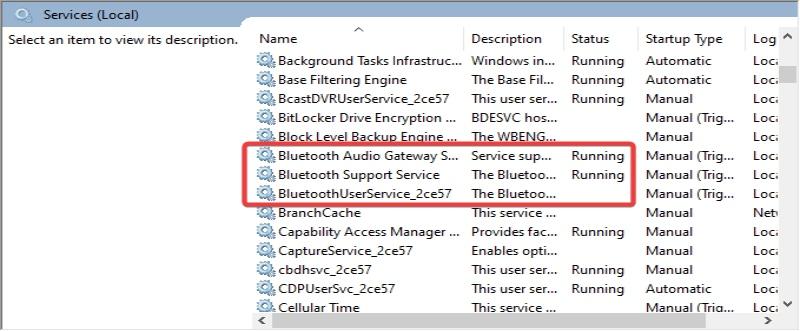 Dịch vụ hỗ trợ bluetooth