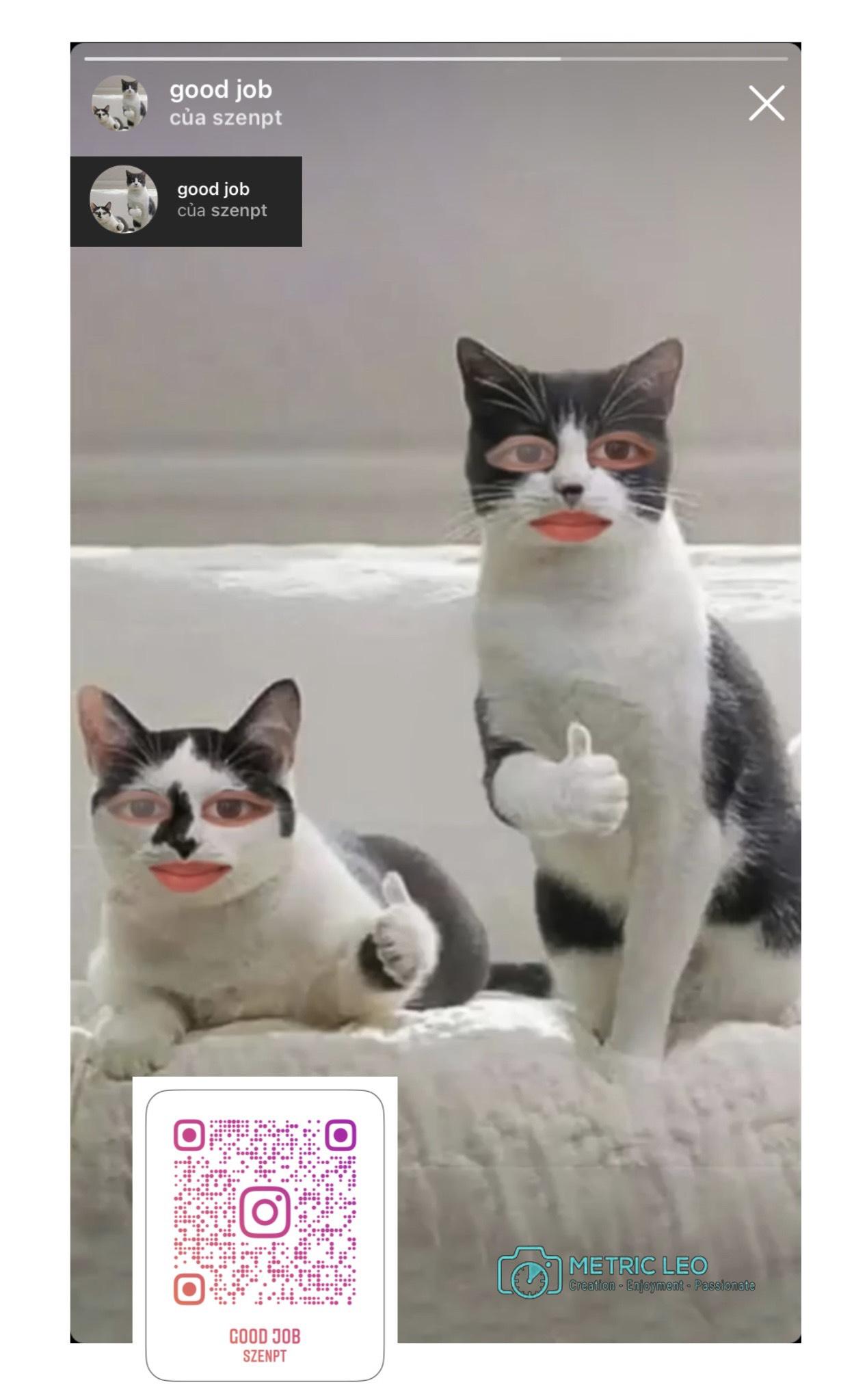 Scan mã QR để sử dụng thử filter trên Instagram