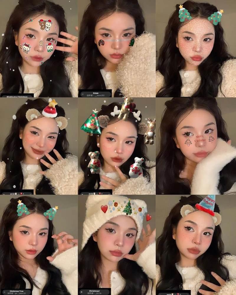 Bling bling check in mùa giáng sinh cực đơn giản với filter siêu xinh này nhé