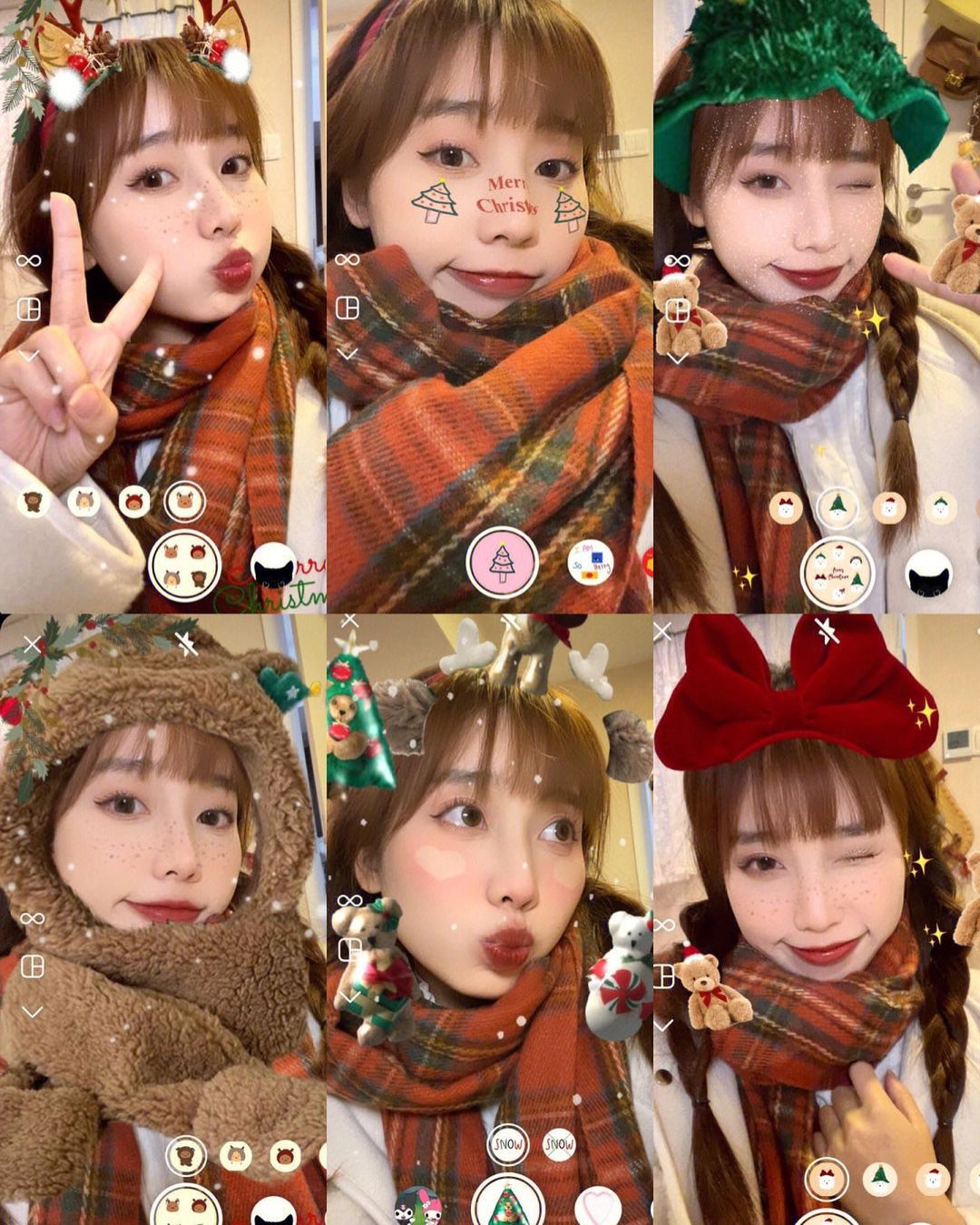 Filter xinh xinh nhưng không kém phần ấm áp mùa Noel
