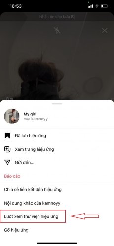 Chọn xem hiệu ứng