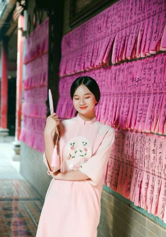 Chùa bà Thiên Hậu - một địa điểm chụp cổ kính