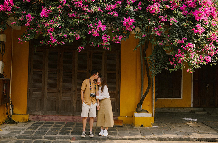 Địa điểm check in Hội An nổi bật với hoa giấy thơ mộng
