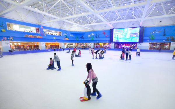 Cơ sở hiện đại với nền sân băng thật ở Vinpearl Land Ice Rink
