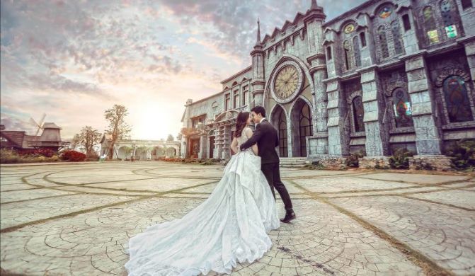 Địa điểm chụp ảnh cưới theo phong cách Châu Âu tại Hà Nội