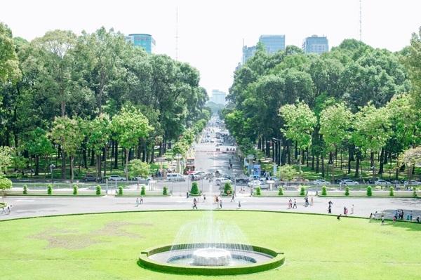 Góc nhìn ra đường Lê Duẩn cực đẹp từ tầng 2
