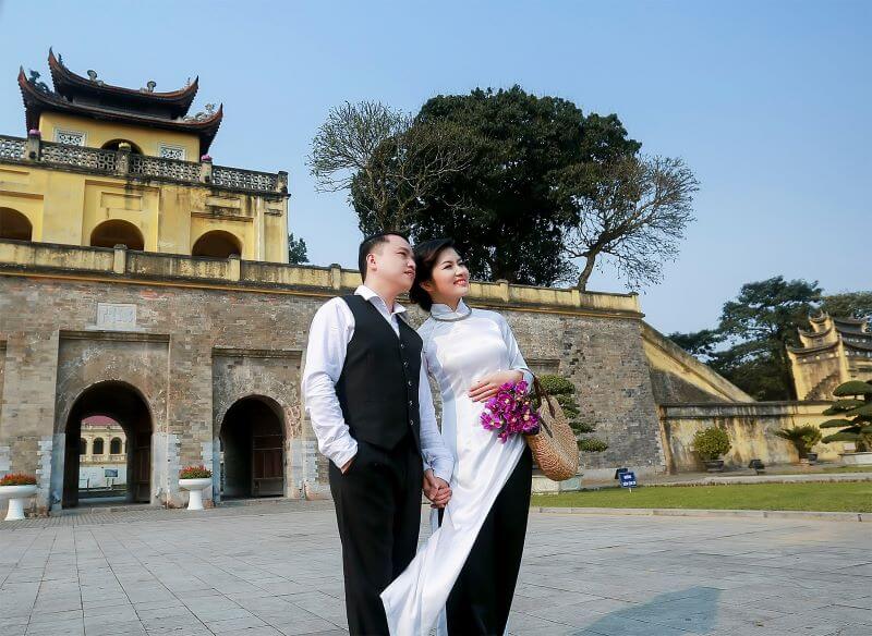 Một góc của Thăng Long Hoàng Thành