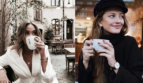 “Sống ảo” xịn sò hơn bằng việc tạo dáng với ly cà phê