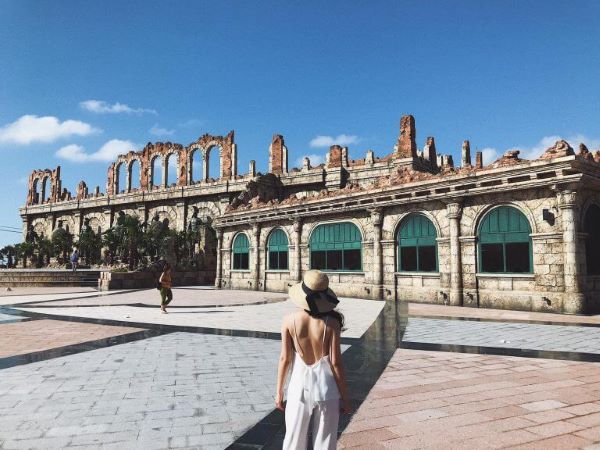Một góc rất “châu Âu cổ đại” tại nhà Ga An Thới