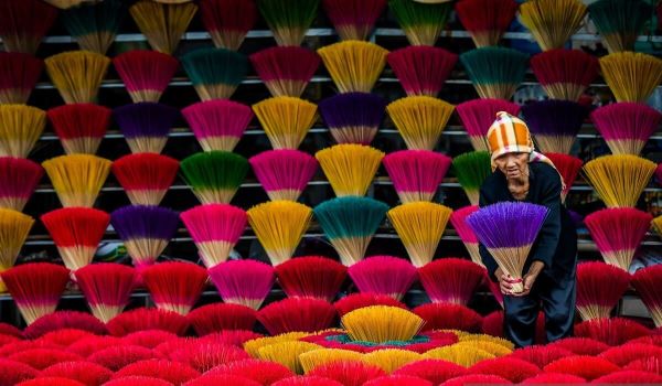 Chụp ảnh đẹp ở Huế tại làng hương Xuân Thủy