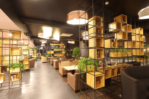 Một góc tại chỗ chụp hình cafe Aria Ninh Bình