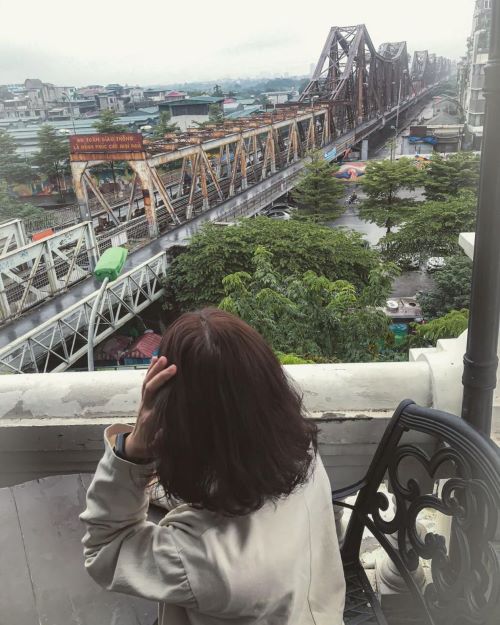 Cầu Long Biên nhìn từ trên cao