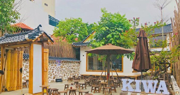 Một góc tại quán cafe Đà Nẵng đẹp tại Korea Kiwa Cafe