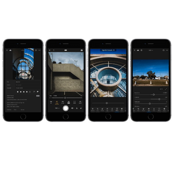 Lightroom - bộ công cụ app chỉnh bầu trời xanh miễn phí