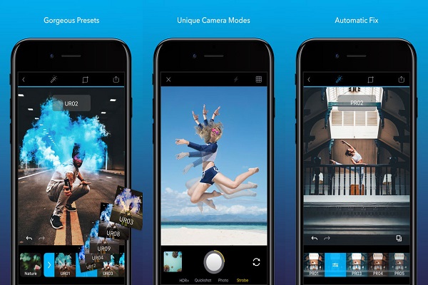 Quickshot là App chỉnh mây đầu tiên được đề cử