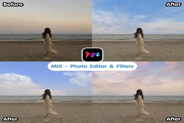 Khi nhắc tới app chỉnh mây thì không thể không nhắc tới Mix