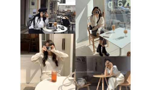 Tạo dáng cute siêu mê