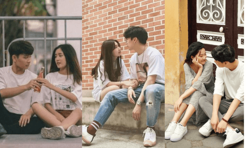 Simple love với kiểu ngồi trên phố